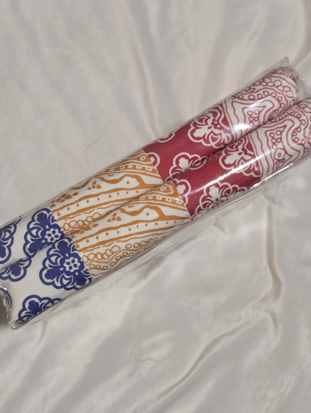 Style & Co Boho TWIN Duvet Cover Cotton Floral Patchwork Embroidery NEW